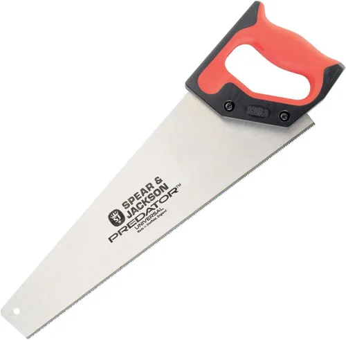 Vista 11 de Spear & Jackson Sierra de aislamiento, rango Predator Hoja de acero al carbono de 14 pulgadas para cortes limpios y de reducción de partículas