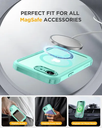 Vista 128 de Miracase Serie de vidrio para iPhone 11 de 6.1 pulgadas, funda protectora de cuerpo completo resistente mejorada con protector de pantalla de vidrio