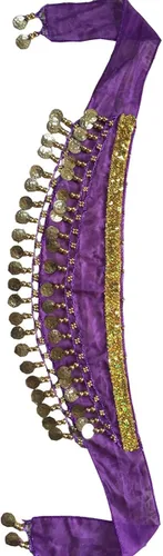 Vista 7 de Lucky staryuan 2Pieces Kid Sequins Belly Dance Hip Scarf Wrap Belt