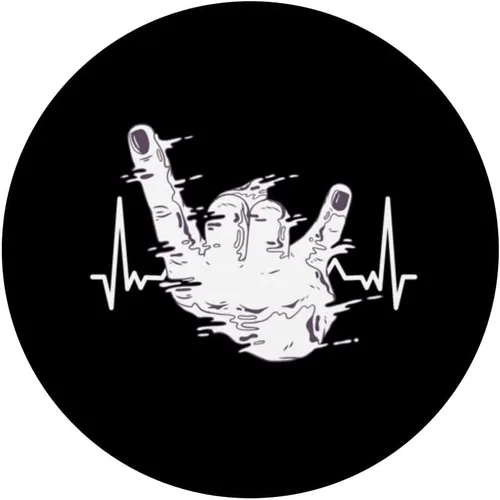 Vista 3 de Hardrock y ventiladores de PopSockets de metal pesado intercambiable PopGrip