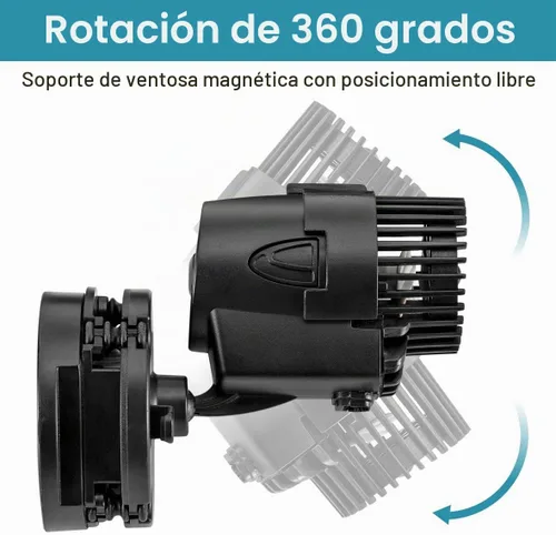 Vista 2 de AQQA Wave Maker, bomba de circulación de acuario 530GPH