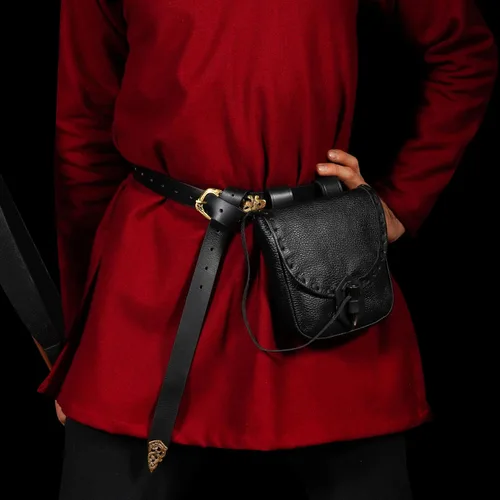 Vista 3 de Mythrojan Bolsa para cinturón Renacentista accesorios para disfraz LARP bolsa para cosplay