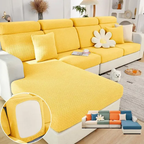Vista 16 de Fundas para sofá hogar relajantes, Fundas para sofá Hero, Fundas universales para sofá resistentes al desgaste Lavables, Fundas elásticas para sofá