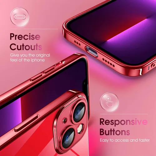 Vista 169 de Supdeal Funda cristalina transparente para iPhone 11, [No se amarillea] [Protección de la cámara] [Probado contra caídas de grado militar] Funda