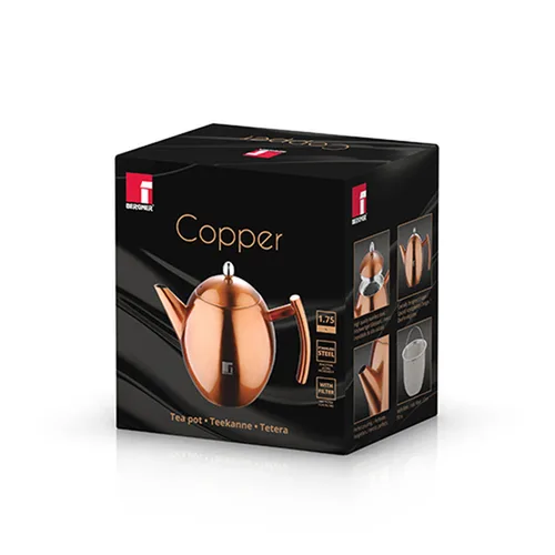 Vista 3 de Tetera Bergner Cobre Acero Inoxidable 1,75 L