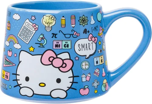 Vista 14 de Silver Buffalo Strawberry Shortcake Bake the World a Better Place - Taza ancha de cerámica con leche, 17 onzas