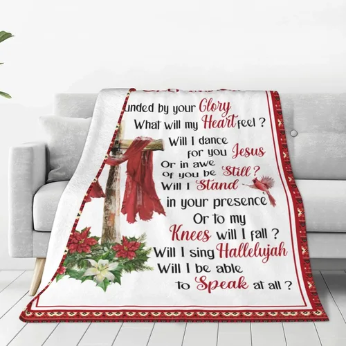 Vista 15 de Manta de Cardenal Rojo Heaven Cardinal Decor Manta de Tiro Regalos para Niñas Niños As I Sit in Heaven Ropa de Cama de Sofá Súper Cálida Suave Felpa