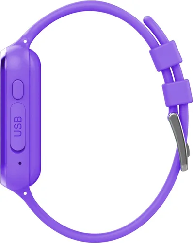 Vista 3 de Accutime Disney Wish Purple Asha y Dahlia - Reloj inteligente con pantalla táctil de aprendizaje educativo para niñas, niños, niños pequeños, cámara