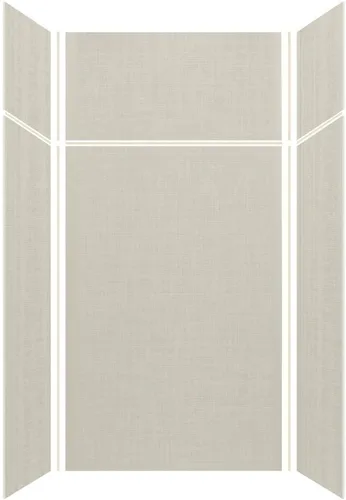 Vista 17 de Transolid EWKX363696-41 Expressions - Kit de pared de ducha de 6 paneles con extensión, 36 pulgadas de largo x 36 pulgadas de ancho x 96 pulgadas