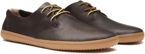 Vista 5 de Vivobarefoot RA II Classic Oxford para hombre Marrón