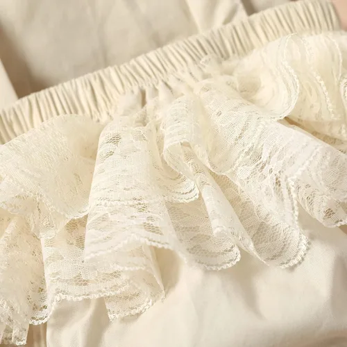 Vista 62 de Sasaerucure Traje de verano para bebé niña, sin mangas, mameluco de encaje tutú, mameluco de una pieza con volantes
