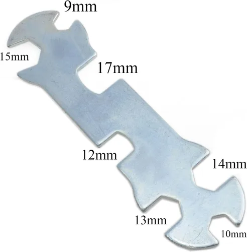 Vista 7 de Llave de bicicleta multiherramienta herramienta de bicicleta de montaña Llave de pedal de bicicleta Herramienta de reparación de bicicletas