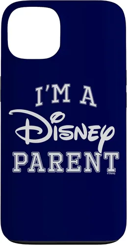 Vista 7 de iPhone 16 Disney I'm A Disney Parent Collegiate Big Text Logo Case