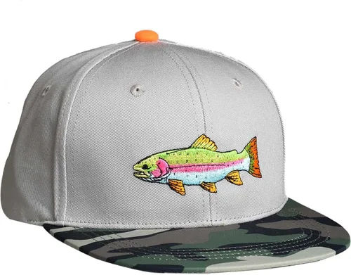 Vista 15 de EDTREK Gorra Snapback de rendimiento para exteriores con ala plana - Bordado único de animales