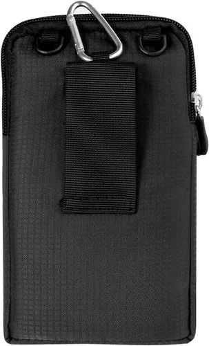 Vista 2 de Funda de nailon para teléfono celular para hombre, con clip para cinturón, bolsa de cintura compatible con iPhone 17 Pro Max Galaxy S26 Ultra S26+