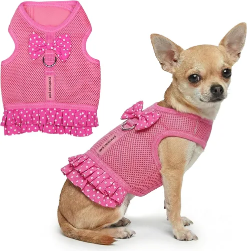 Vista 49 de Arnés para perro Parisian Pet - Arnés de libertad ajustable - Chaleco para perro de camuflaje verde - Arnés para perro de 100% tela de malla