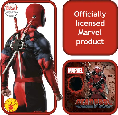 Vista 3 de Rubie's Accesorio de disfraz clásico juego de armas Deadpool, Negro