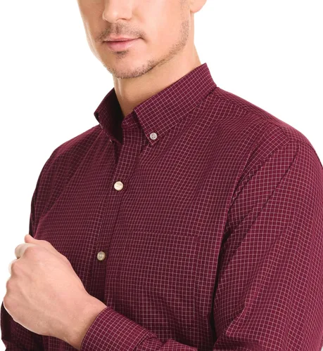 Vista 4 de Van Heusen Camisa de manga larga con botones para hombre