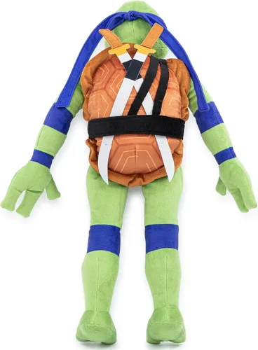 Vista 3 de Jay Franco Leonardo Ninja Turtle - Juego de peluche y funda de almohada