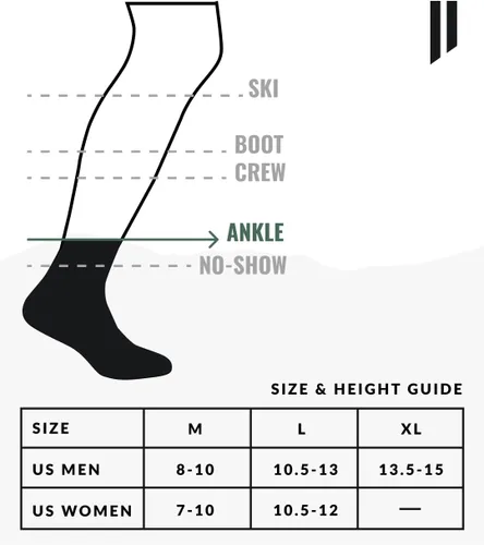 Vista 2 de HOLLOW Alpaca Ankle Socks for Men and Women, Warm Cozy Alpaca Wool Socks for Hiking, Running, Outdoors, Moisture Wicking, Light Compression