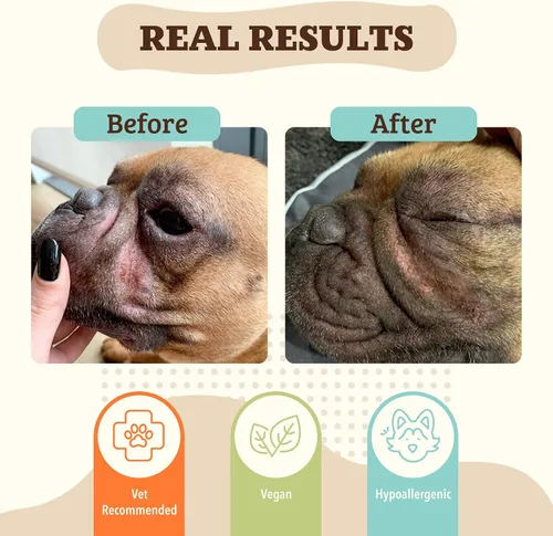 Vista 2 de Natural Dog Company Bálsamo antiarrugas para perros – Bálsamo antiarrugas para perros para pliegues de la piel, arrugas faciales y arrugas, crema