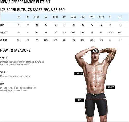 Vista 8 de Speedo LZR Pro Cntst Jammr para hombre
