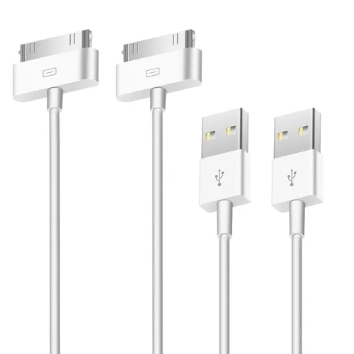 Vista 6 de Belcompany Cable de carga de 30 pines a USB para iPhone 4S, Apple MFi certificado USB Sync Data y cable de carga para iPhone 4/4s iPhone 3G/3Gs iPad
