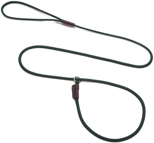 Vista 11 de Mendota Pet Correa antideslizante para exhibición de perros, fabricada en los Estados Unidos, color negro, 1/8 pulgadas x 54 pulgadas, para razas