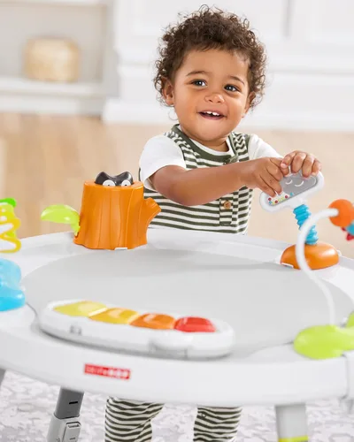 Vista 4 de Centro de actividades Skip Hop para bebés, con tres estaciones, multifunción, para niños de 4 meses