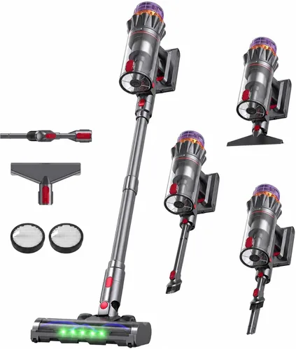 Vista 10 de Cordless Stick Vacuum Cleaner, 600W 55Kpa 70Mins for Home, Pet Hair, Carpet Blue