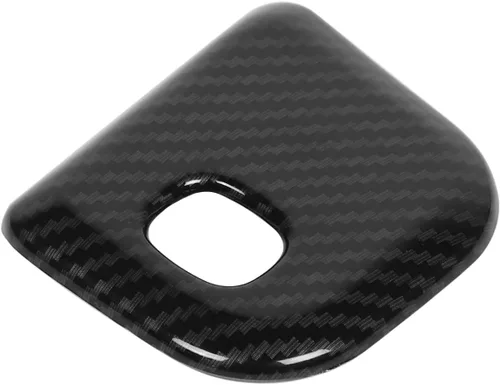 Vista 3 de Jimen Compatible con Jeep Grand Cherokee 2011-2020, cubierta de botón para interruptor de maletero (fibra de carbono)