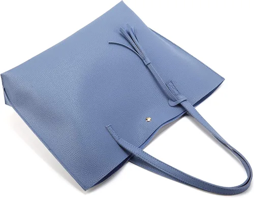 Vista 5 de Nodykka Women Tote Bags Top Handle Satchel Handbags PU Faux Leather Tote Bag with Tassel Shoulder Purse