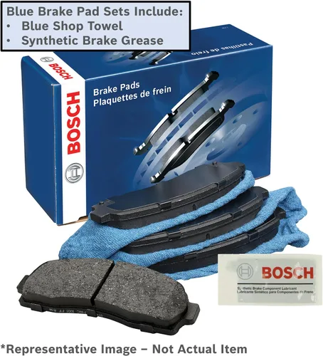 Vista 2 de BOSCH BE1636A - Juego de pastillas de freno de disco de cerámica azul, compatible con Mercedes-Benz GL550, GLE450 AMG, GLE550, GLE550e, GLS550; FRONT