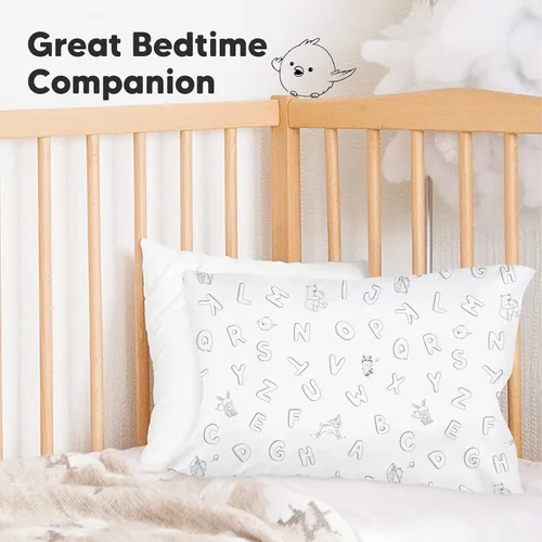 Vista 8 de KeaBabies Funda de almohada para niños pequeños de 13 x 18 pulgadas, funda de almohada de algodón orgánico para niños, niñas, funda de algodón suave