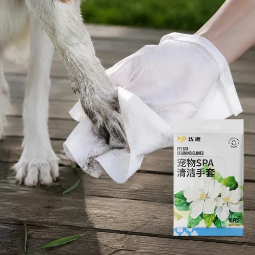 Vista 5 de Pet Cleaning, Rinse-Filled Glove