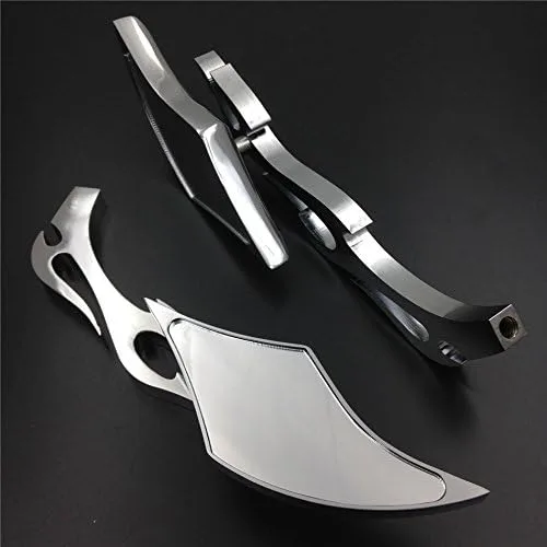 Vista 4 de Espejo personalizado de aleación SMT TWIST DIAMOND compatible con Suzuki GSXR600 750 1000 1100 Hayabusa cromo [B00RUE39SY]