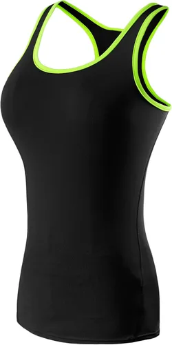 Vista 5 de Neleus - Camiseta sin mangas con base de compresión para mujer, 3
