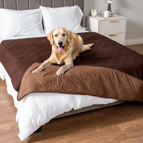 Vista 25 de PetAmi Funda de sofá impermeable para perros, manta impermeable para mascotas, funda reversible para muebles protector de sofá para cama de gato