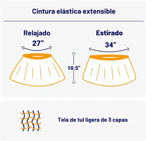 Vista 5 de Gone For a Run Tutu Skirt for Women - Fluffy Tulle - Running Costume Negro