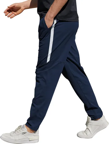 Vista 2 de Pantalones deportivos deportivos deportivos para hombre, pantalones deportivos de secado rápido, estilo casual