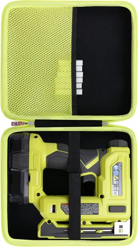 Vista 2 de khanka Estuche rígido para batería y cargador Ryobi 12v/18v/40v+unidad de compresión Ryobi 18 voltios ONE