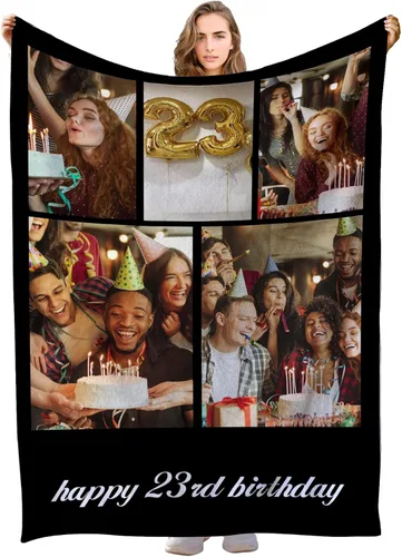 Vista 15 de Manta personalizada con imagen, manta de fotos personalizada, manta personalizada, regalos personalizados para novio, novia, mamá