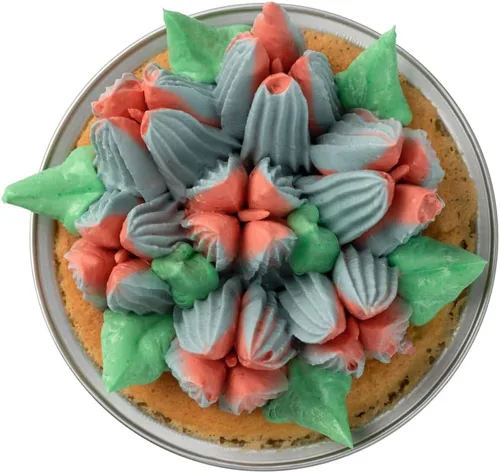 Vista 37 de Restaurantware Pastry Tek - Punta de tubería rusa, 1 punta para decoración de pastel de rosas, punta de decoración de acero inoxidable #9 resistente
