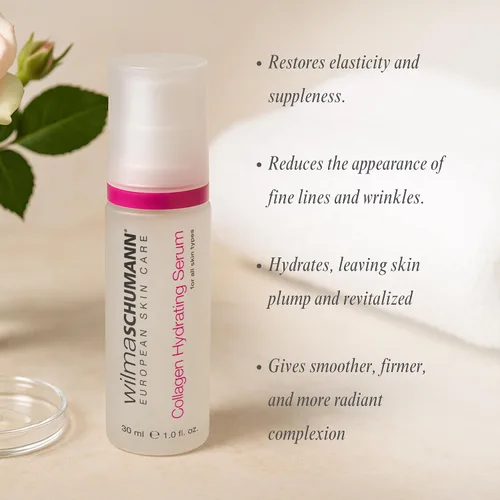 Vista 6 de WILMA SCHUMANN Suero hidratante de colágeno, nutre la piel y reduce las líneas finas y arrugas, suero facial para todo tipo de piel, suero facial