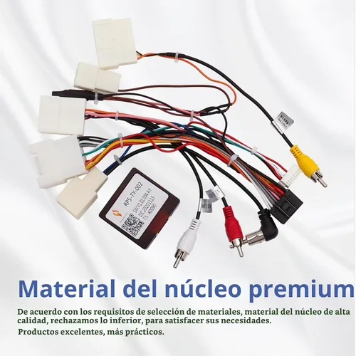 Vista 7 de Arnés de cableado estéreo de automóvil de 16 pines con caja Canbus para Toyota Camry RAV4 Corolla Tundra Highlander, compatible con amplificador JBL