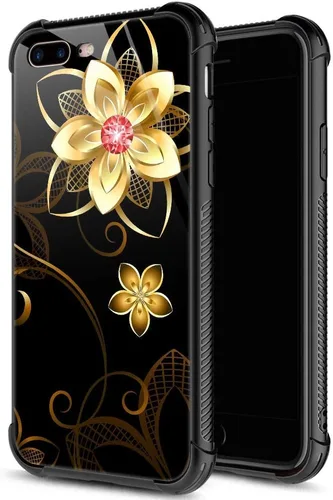 Vista 36 de ZHEGAILIAN Funda para iPhone 7/8 Plus, protección de grado militar, esquinas a prueba de golpes, funda antiarañazos para iPhone 7/8 Plus, girasol
