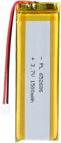 Vista 11 de 3.7V 2800mAh 123464 Lipo batería recargable de iones de polímero de litio con conector JST