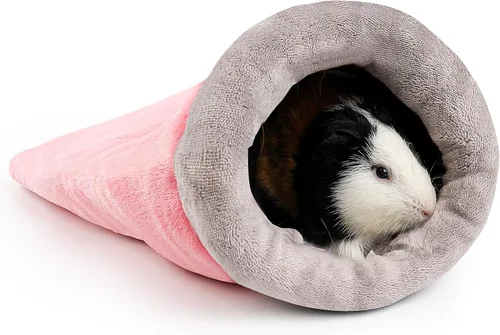 Vista 8 de Escondite de conejillo de indias, cama de conejillo de indias, piel de mascota pequeña estilo Halloween, cama ideal para mascotas pequeñas