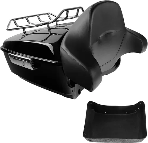 Vista 11 de TCMT King Tour Pack Portaequipajes de moto, diseñado para modelos Harley Davidson Touring 2014-2020