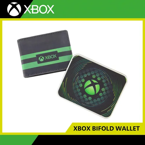 Vista 2 de Concept One Microsoft Xbox Billetera Bifold Billetera delgada con lata decorativa para hombres y mujeres multicolor Multi Microsoft Xbox Billetera